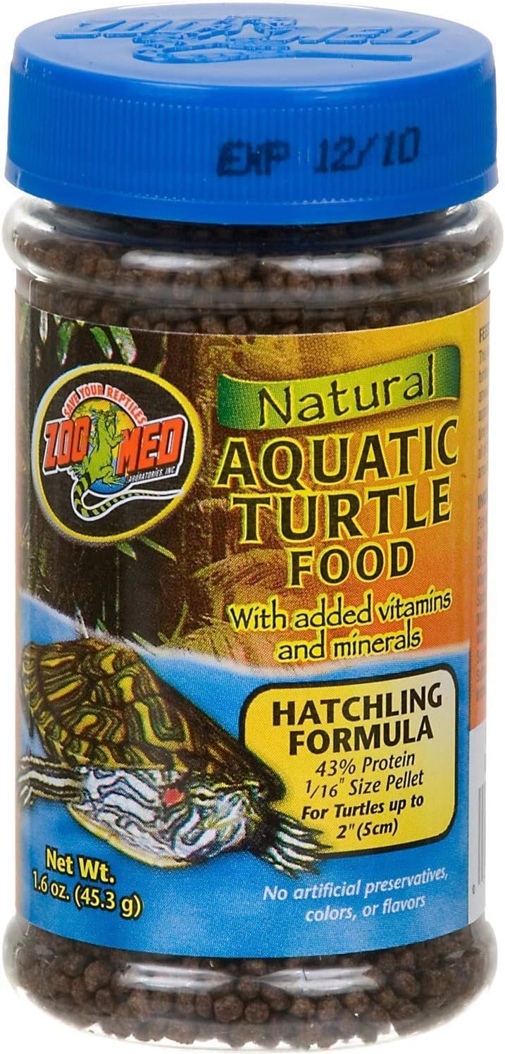 Amazon.com : Zoo Med Natural Aquatic Turtle Food - Hatchling Formula ...