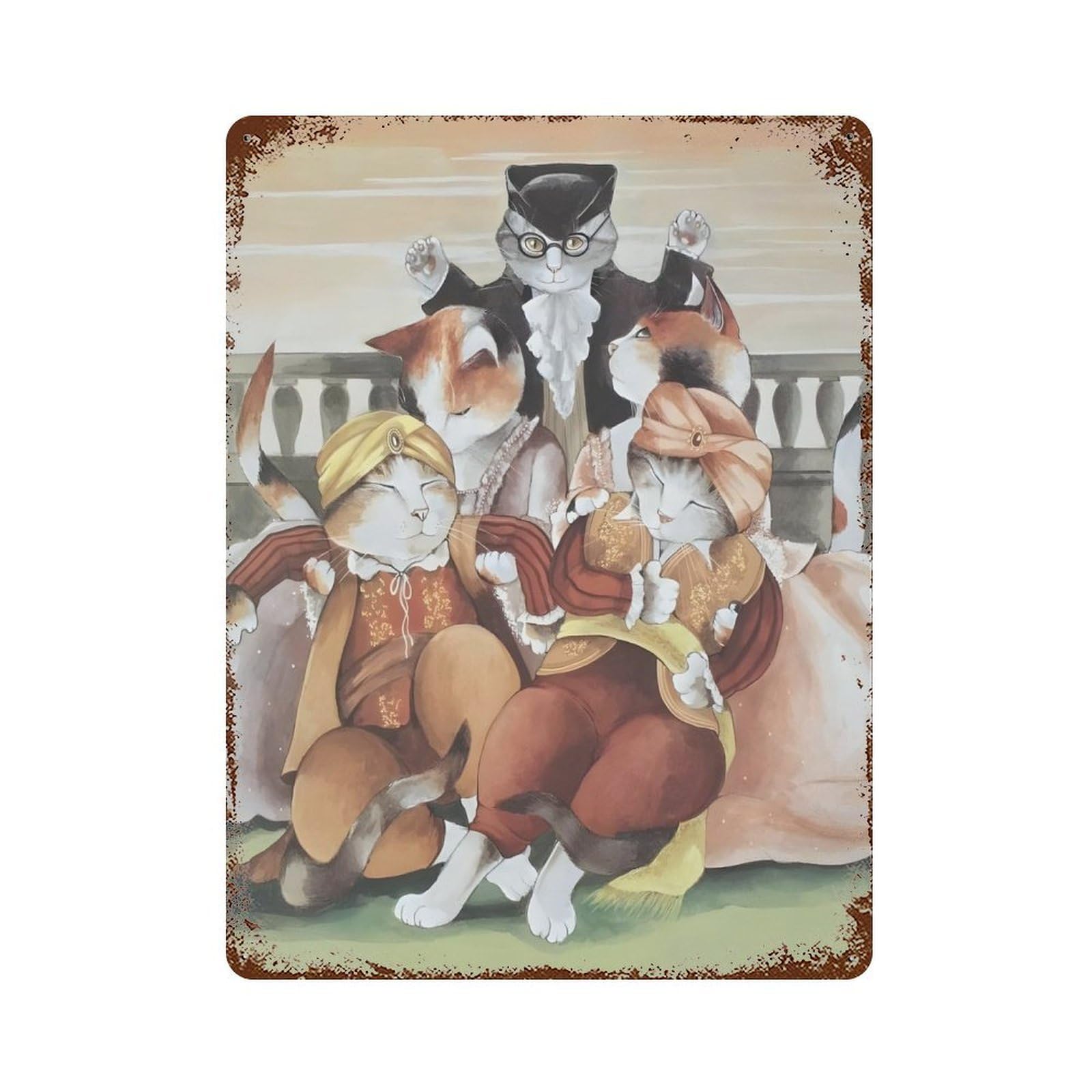 xiaoxiaoshen Susan Herbert Cat Artists (3) Wall Decor Art Metal Tin Poster Modern Home Decor Art Home Bar Shop Decorations Vintage Sign 40x30cm