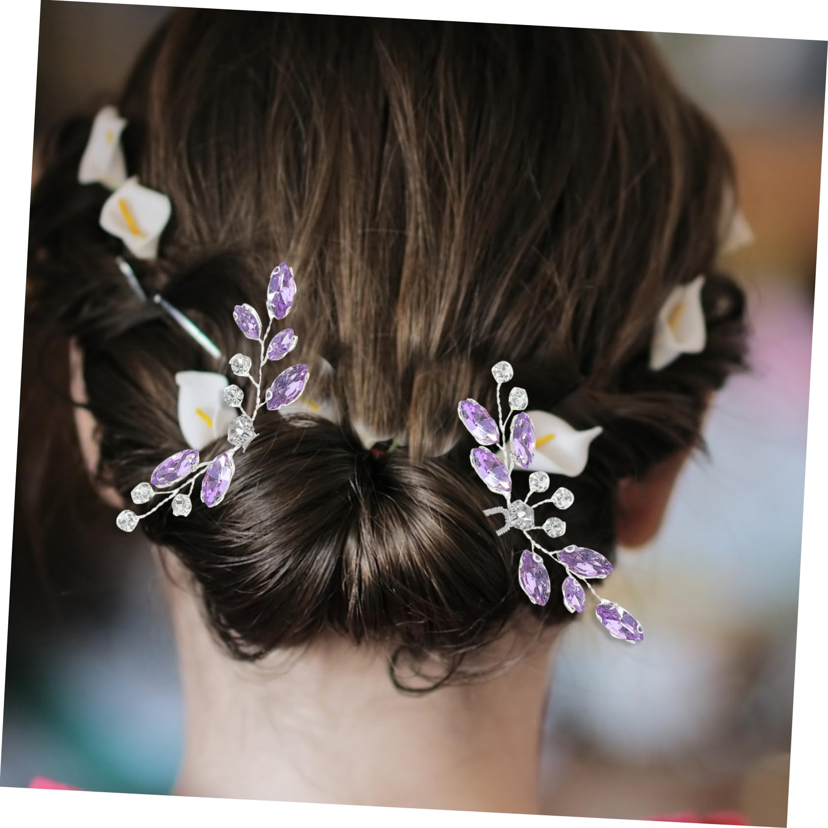 Healeved 12stücke Braut Haarschmuck Mit Strass Elegante Haarspangen Für Hochzeiten Festlichkeiten Und Besondere Anlässe Leichte Vielseitige Haarnadeln Für Damen Mit Funkelndem Design