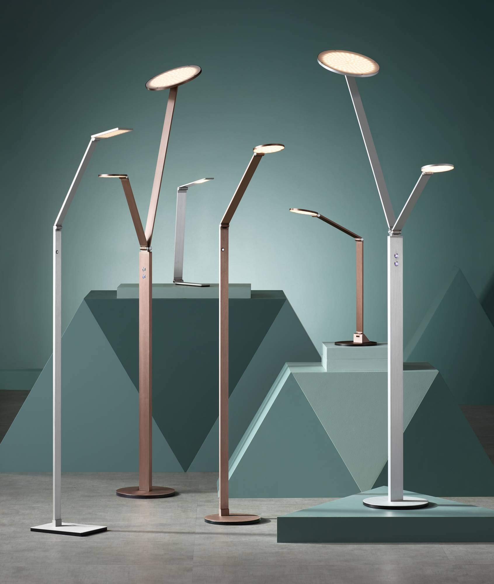 Magnum Modern Minimalist Desk Table Lamp LED Adjustable Arm Head French