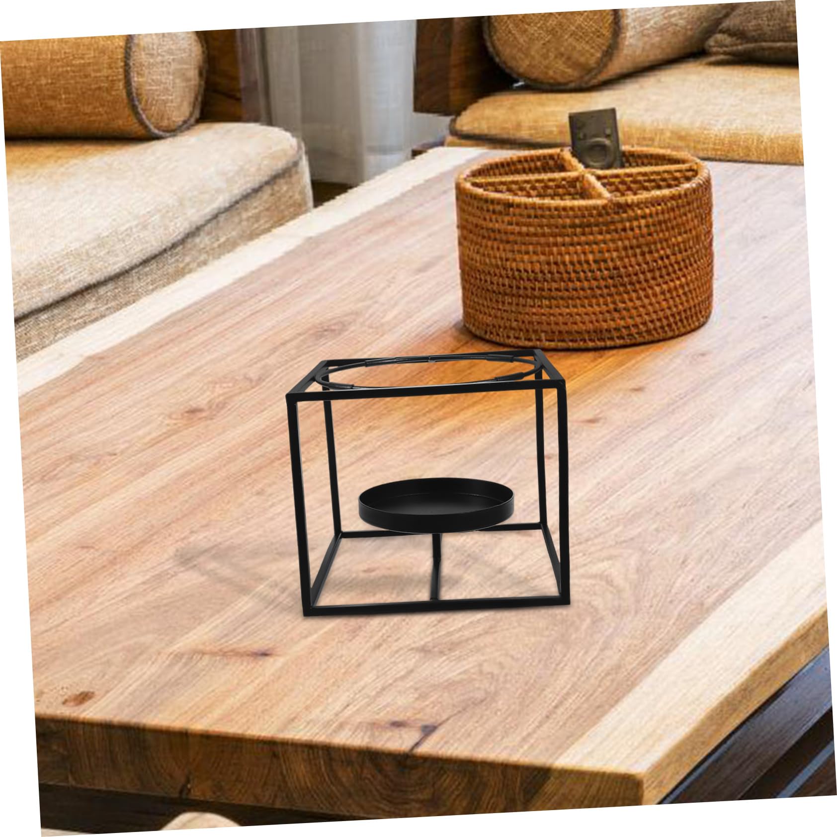 GOOHOCHY Iron Candle Holder Vintage Candle Holder Votive Candle Holders Metal Decor Candle Holders for Table Wedding Decor Flowery Lamp Shade Metal Tea Light Holder Bracket Wrought Iron