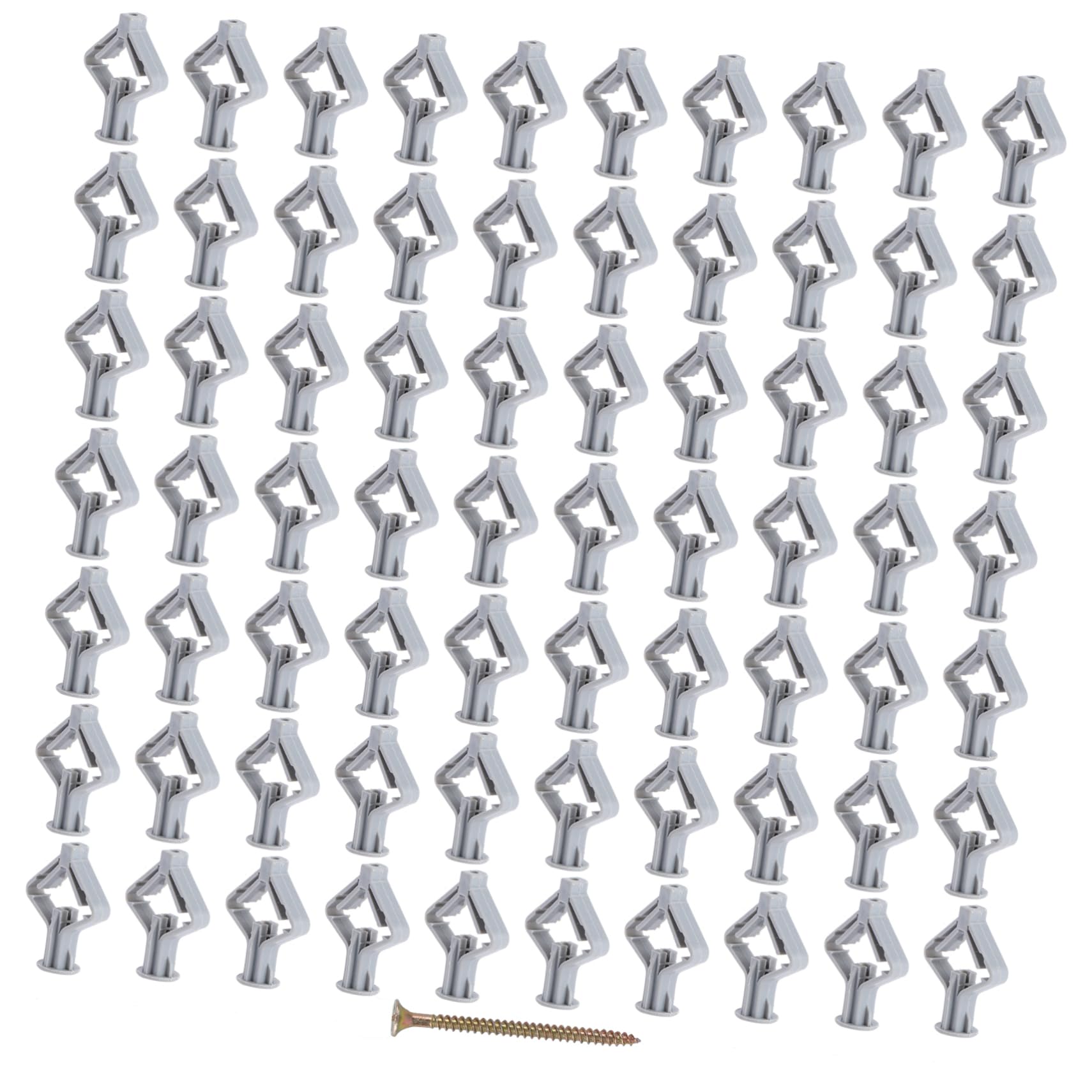 Garneck Plastic Butterfly Expansion Anchors Wall Plugs Increased Fixing Force for Hardwares