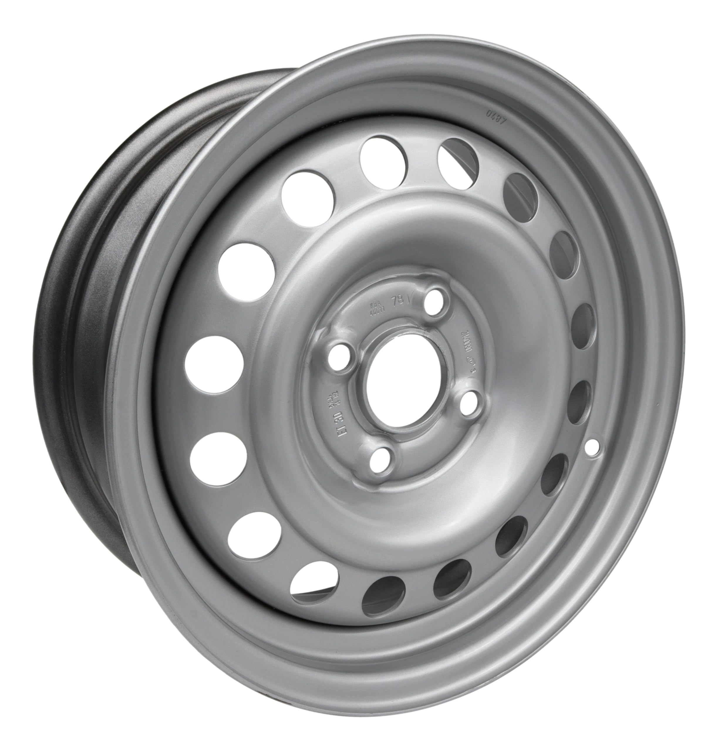 trailer parts4u - Cerchione in acciaio per rimorchio 5,5 J x 14 pollici 100x4, ET30, portata 700 kg, ML 57, per roulotte, caravan, rimorchio, campeggio, con valvola (singolo)