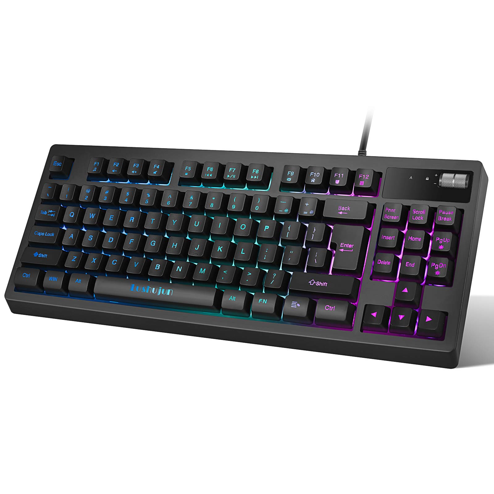Buy Lushujun Gaming Keyboard Wired RGB Computer Keyboard with