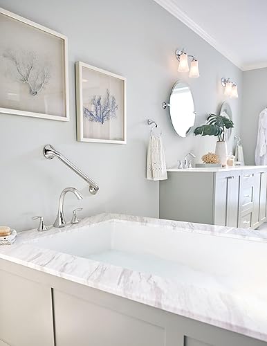 Miniatura 5 de Moen Eva T943, llave para bañera romano de arco alto y dos manijas, T943