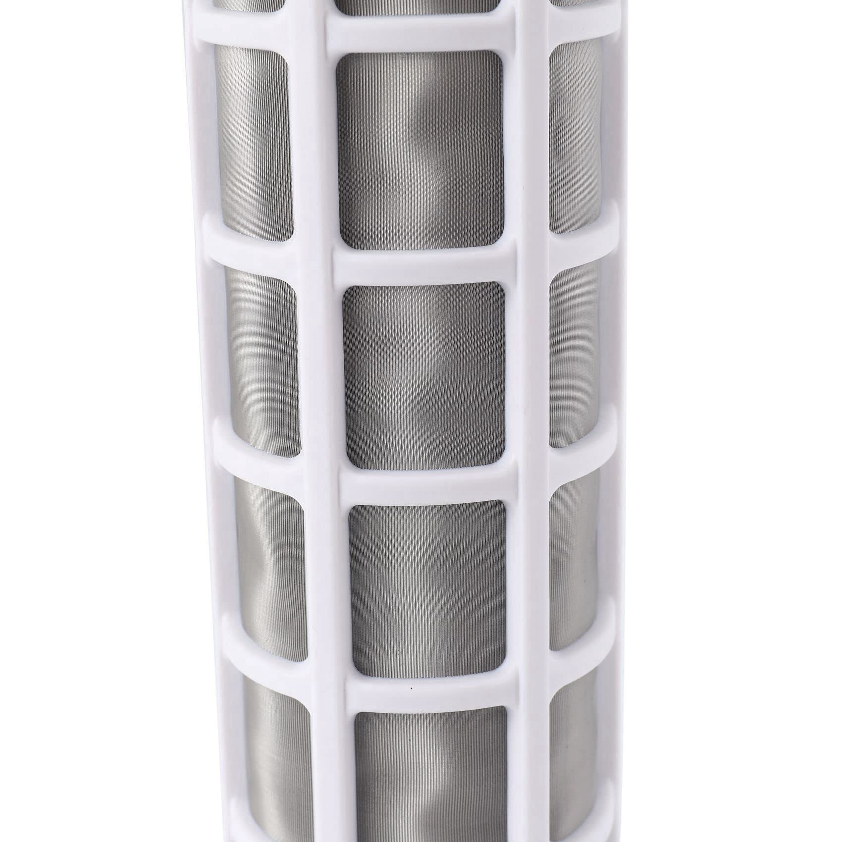 Filtro a rete in acciaio da 25,4 cm, filtro per purificatore d'acqua, pre-filtro per la prevenzione della scala, 6 pezzi