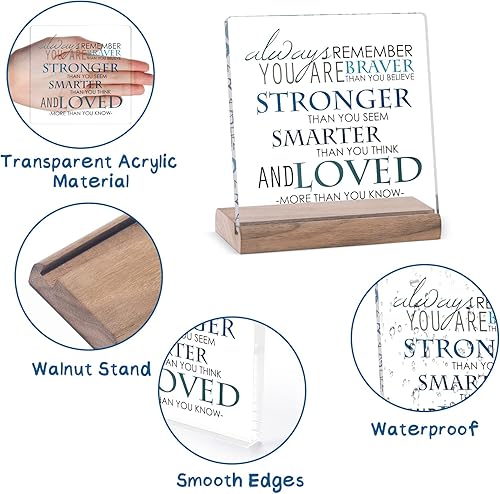 Miniatura 4 de Regalos de felicitación para mujeres y amigas, regalos inspiradores, regalos de ánimo, regalos motivacionales para mujeres, letrero de Believe You