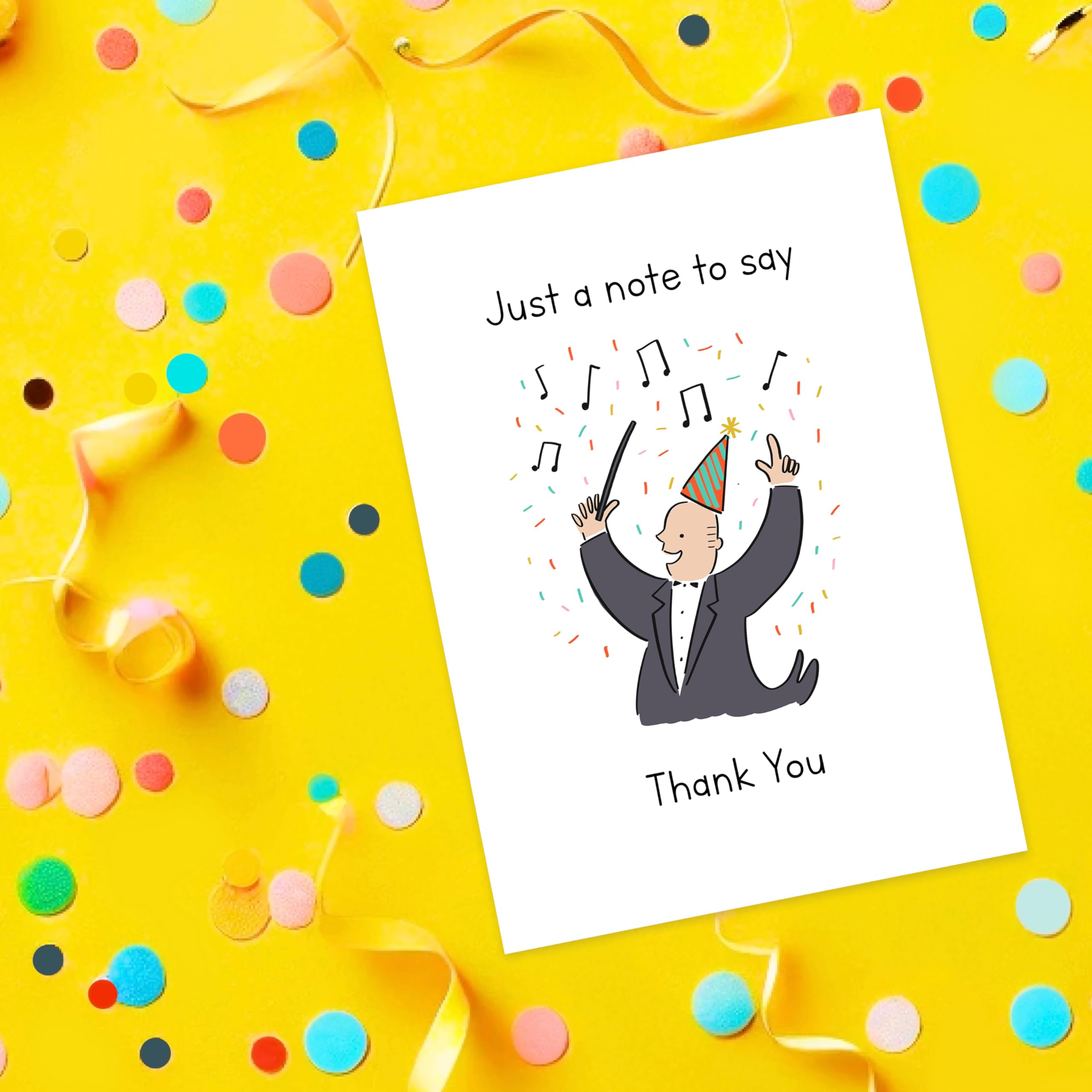 Biglietto di auguri con scritta Just A Note to Say Thank You