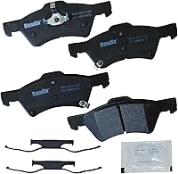 Vista 268 de Pastillas de Freno Delanteras Cerámicas Bendix Priority1 CFC430A para Modelos Selectos INFINITI G35, I30, Nissan 350Z, Altima, Juke, Maxima, Sentra