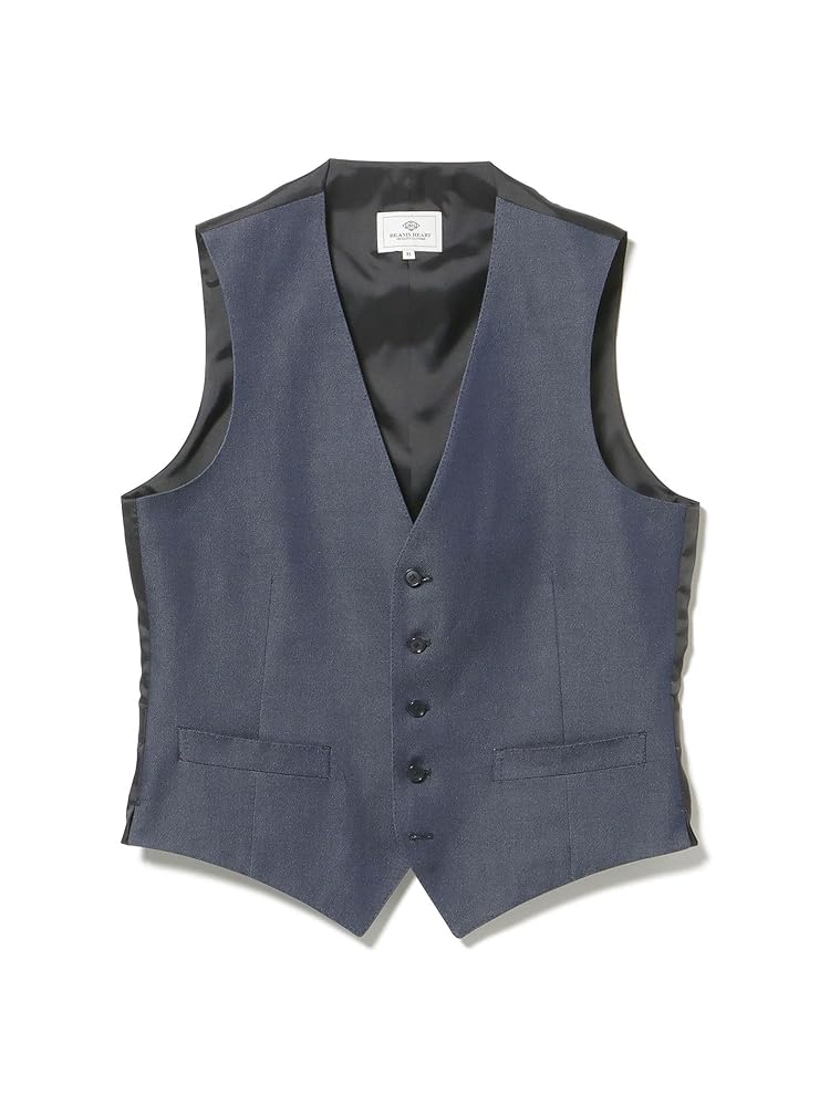 BEAMS HEART 　ストレッチデニムベスト BEAMS HEART（ビームス ハート）ビッグ デニム ベスト（トップス