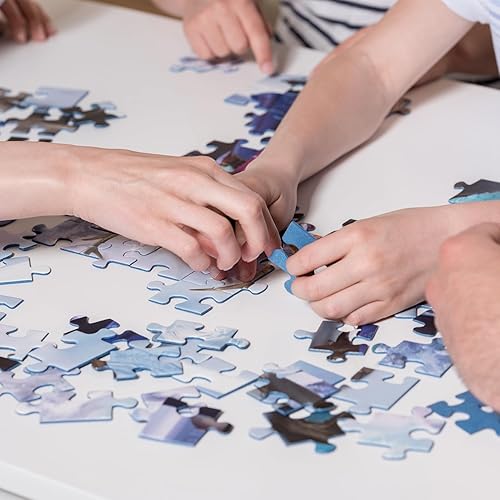 Miniatura 5 de Rompecabezas de gato abstracto  1000 piezas de rompecabezas abstractos de gatitos para adultos, rompecabezas de papel de gato artístico para