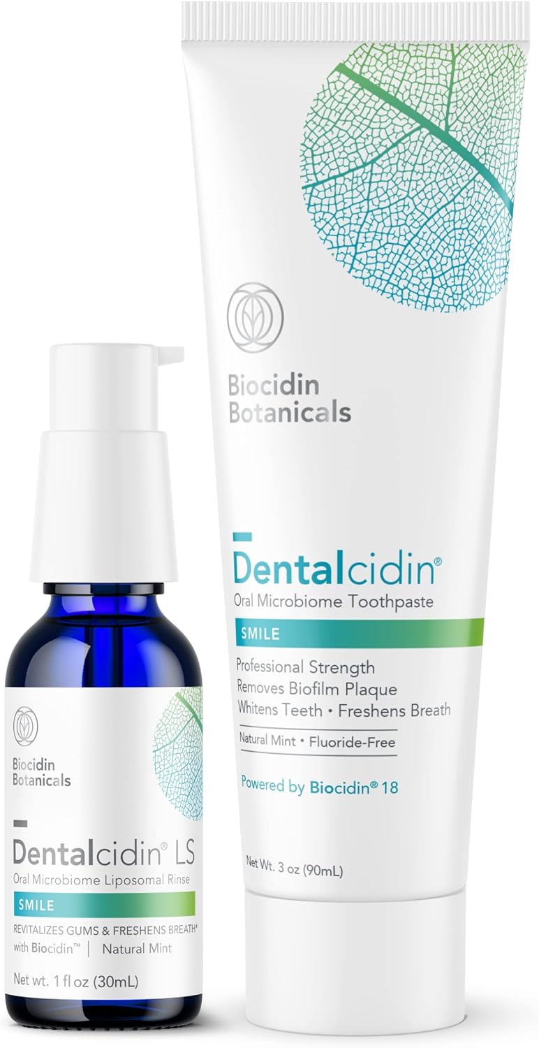 Dentalcidin Toothpaste with Oral Rinse by Biocidin Two