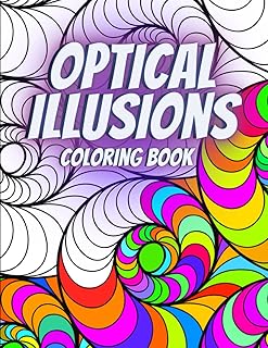 Optical Illusions Coloring Book: Intricate Trippy Patterns for Adults - Buy now