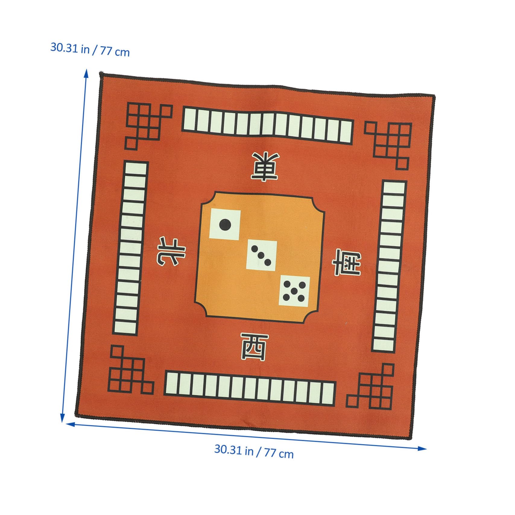 TOYANDONA Tapete para Mesa Multijuegos Cuadrado, Funda Antideslizante y Acolchada para Juego de Dominó y Mahjong, Protección Duradera Fieltro Grueso, Adecuado para Partidas Silenciosas