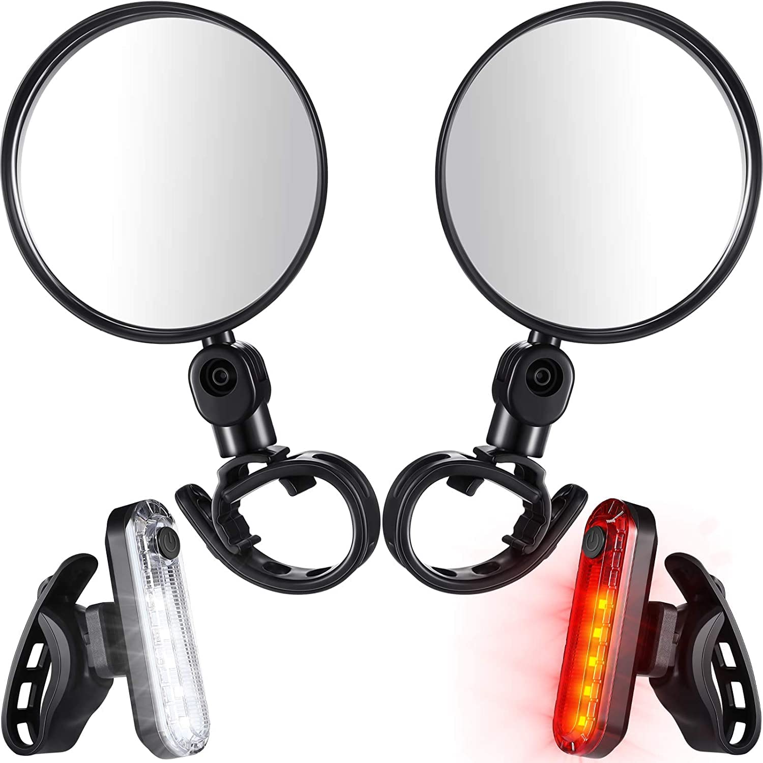 See full amazon price history chart for Linist 4 Pieces Convex Bicycle Mirror and Bicycle Light Set, 2 Pieces Bicycle Rear View Mirrors and 2 Pieces USB Rear Bicycle Lights Adjustable Rotatable Bicycle Convex Plastic Mirror Linist 4 Pieces Convex Bicycle Mirror and Bicycle Light Set, 2 Pieces Bicycle Rear View Mirrors and 2 Pieces USB Rear Bicycle Lights Adjustable Rotatable Bicycle Convex Plastic Mirror (B0B63J8K9R) Amazon Price History, Amazon Price Tracker