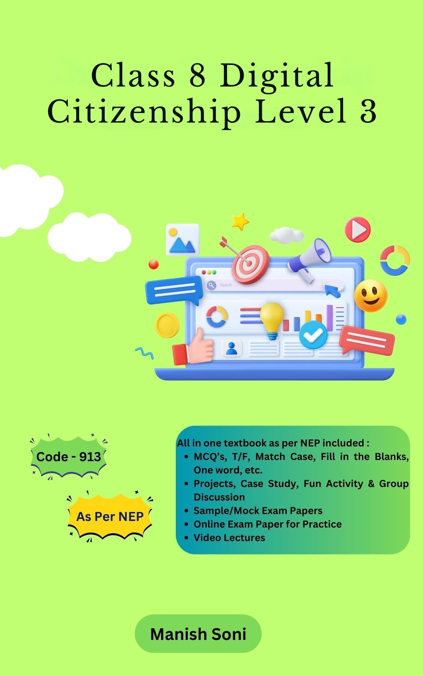 Class 8 Digital Citizenship Level 3 eBook Complete Study Guide – Full Syllabus Coverage, Solved & Unsolved Questions, Practice Exercises, Interactive Quizzes, Video Lectures, Online Test Papers, Mock Tests (Email Delivery of eBook in 2 Hours)-image-40