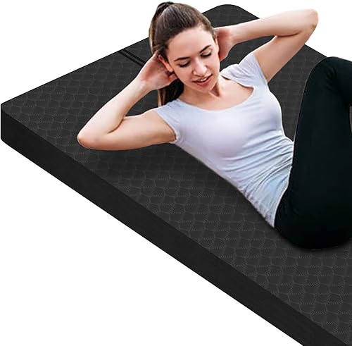 Miniatura 16 de nuveti Tapete Grande para Ejercicios - Tapete de Yoga de 15mm/20mm/30mm de Grosor | Tapete de Ejercicios para Fitness, Yoga, Pilates, Estiramientos