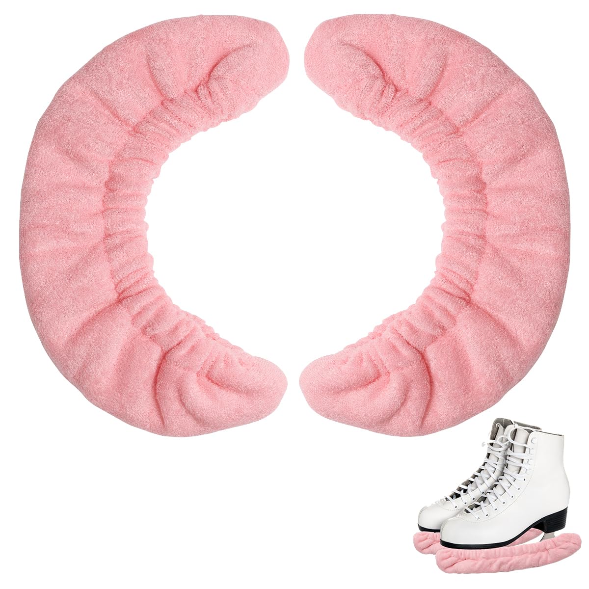 Coolrunner Ice Skate Blade Covers, Sports Blade Cover Skate Blade Protector for Hockey Skates, Figure Skates and Ice Skates, Black