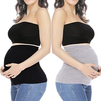 Belly Bands for Pregnant Women Maternity Band for Pants Postpartum Belly Band Pregnancy Band for Jeans