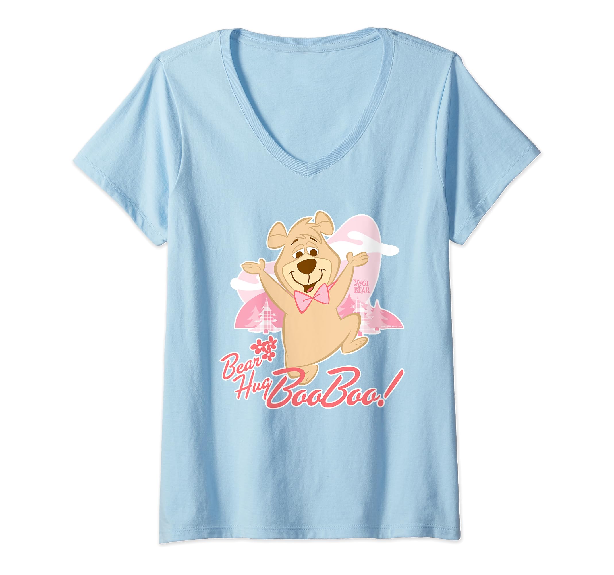 Yogi BearWomens Yogi Bear Bear Hug Boo Boo V-Neck T-Shirt