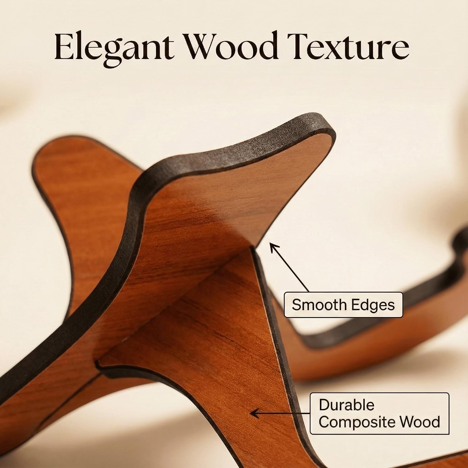Wooden Guitar Stand Portable X-Frame Acoustic Guitar Floor Stand