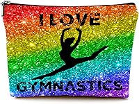 Vista 26 de Pequeña bolsa de maquillaje para bolso Linda bolsa de lona impermeable de cosméticos para mujeres, con cremallera, bolsa de viaje para artículos