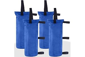 ABCCANOPY Sand Bags for Beach Umbrellas - Extra Large and Heavy-Duty, 4-Pack