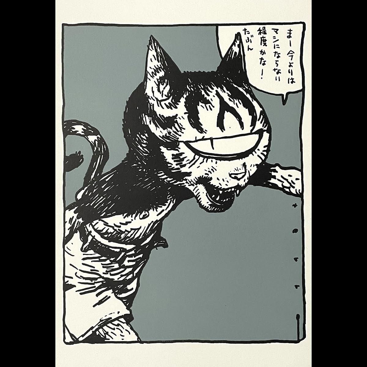 Amazon.co.jp: 個展会場 寺田克也 ゲイリーザキャット展2023 活版印刷