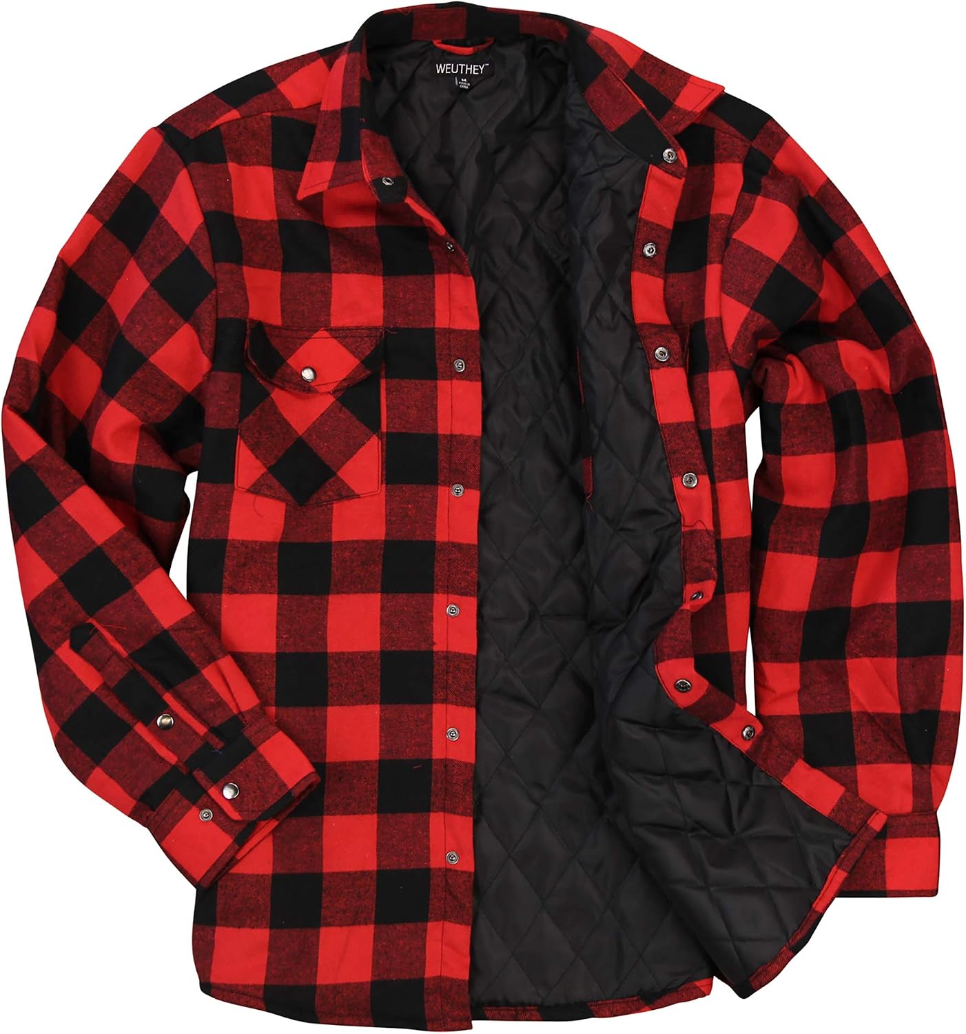 Mens Buffalo Plaid Flannel Insulated 