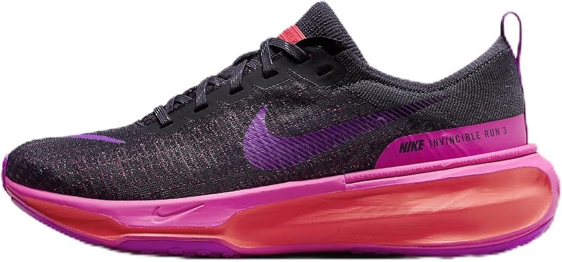 Nike Invincible 3 DR2660-501 Women's Running Shoes (Dark Raisin/Hot Punch/Laser Fuchsia/Hyper Violet)