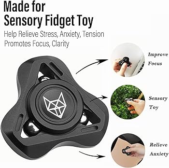 Amazon.com: Freelove Upgraded Fox Tri 1.8'' Fidget Spinner with