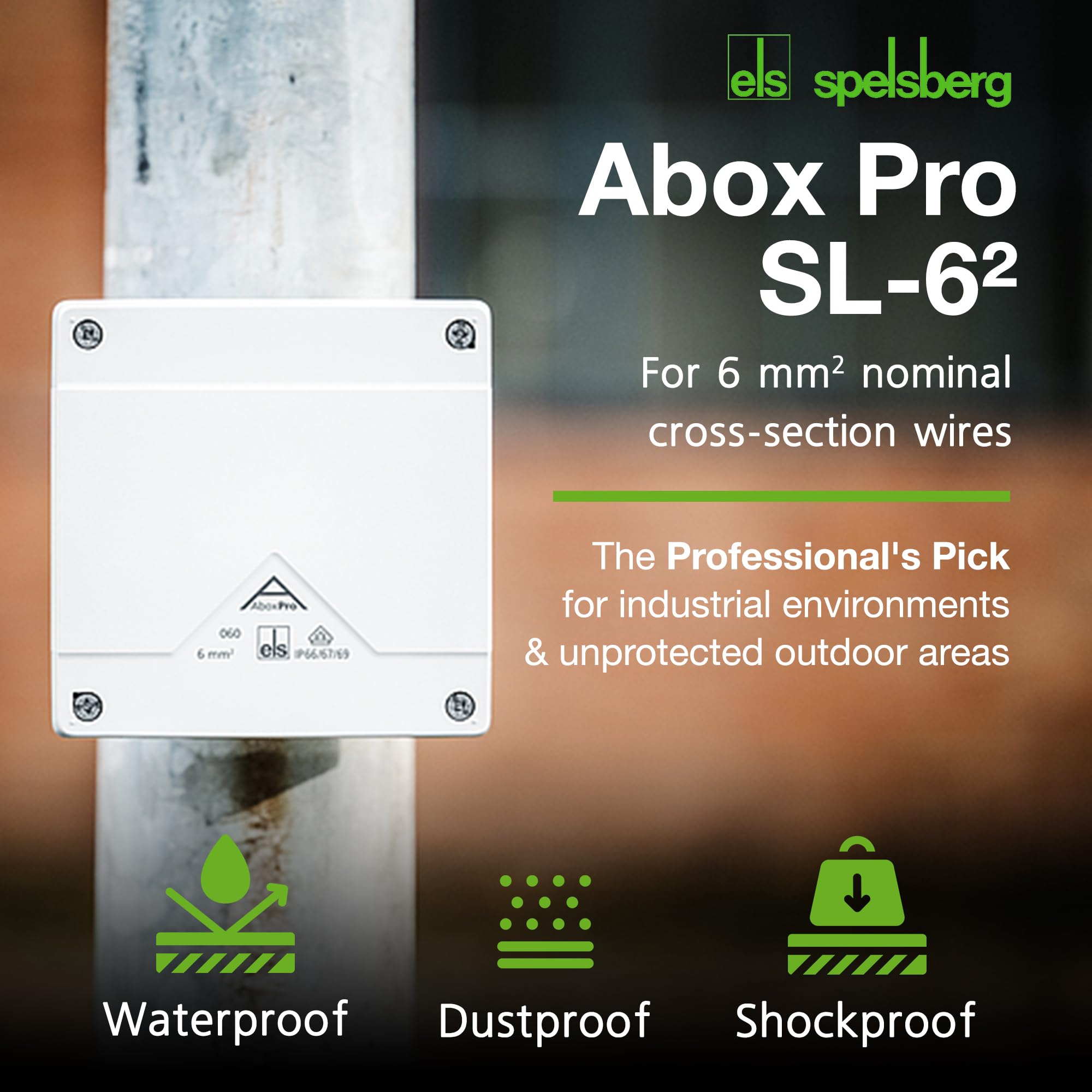 Spelsberg Abox Pro SL-6², IP66/IP67/IP69 Junction Box with Cable Connectors Accessories - Image 2