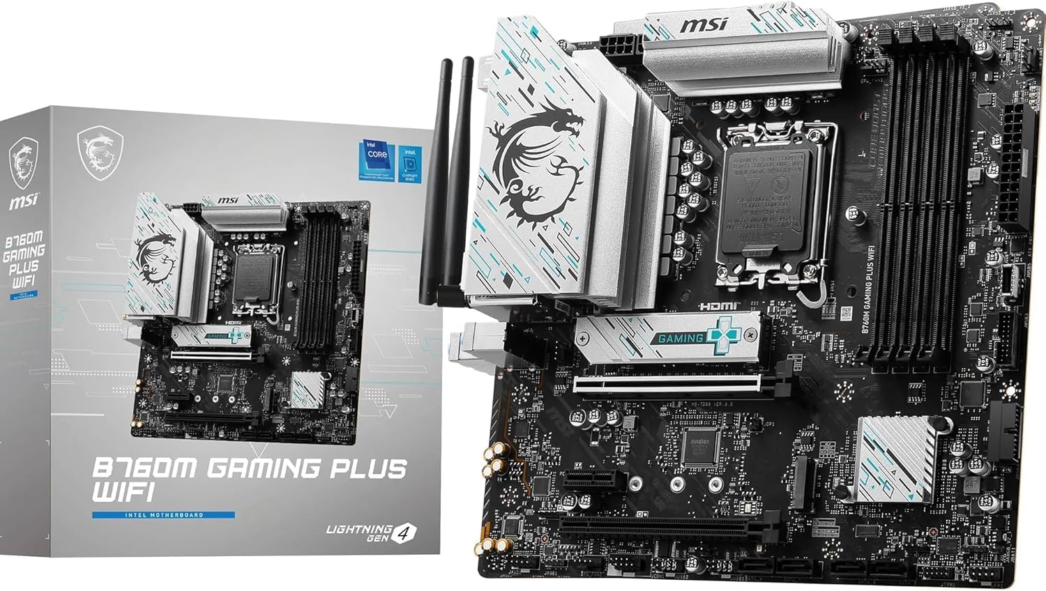 MSI B760M Gaming Plus WiFi Motherboard + Intel® Core™ i5-14600K