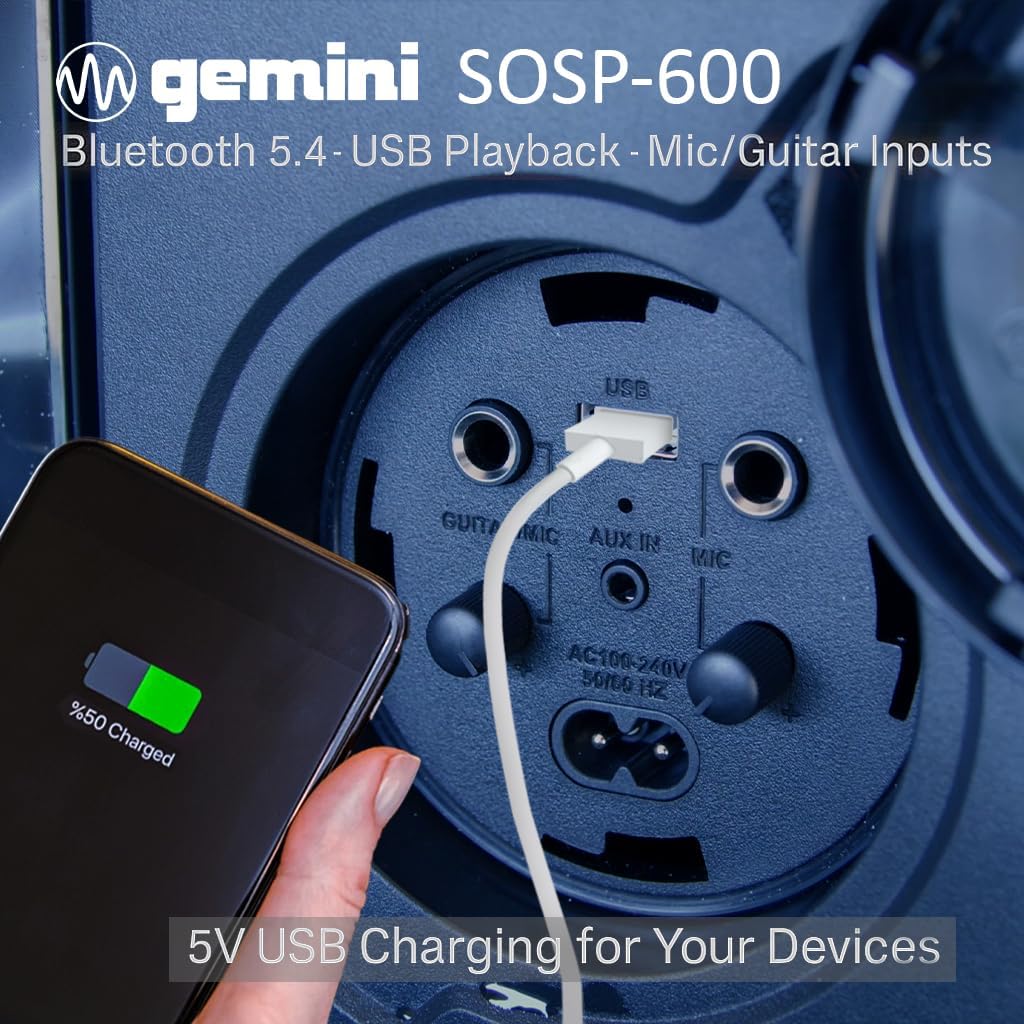 Gemini Floating Pool Speaker — IP67 Waterproof Bluetooth Party Speaker with 20Hr Battery, RGB LED Lights, Cup Holders & Mic/Guitar Inputs (SoundSplash Ultra)
