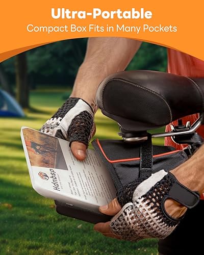 Miniatura 5 de Kit de reparación de neumáticos de bicicleta, kit de parche de tubo interior de bicicleta con parches de vulcanización, palanca de neumáticos, kits