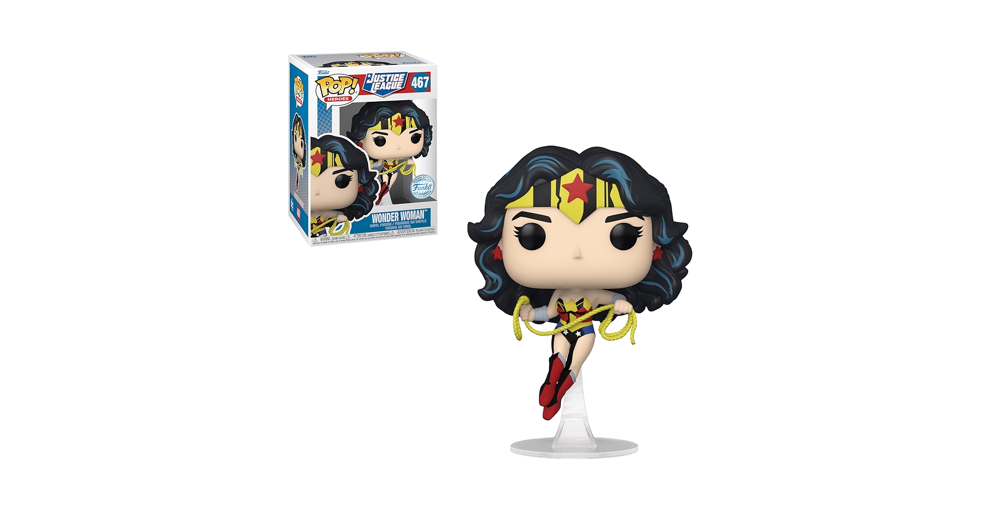 FunkoPop！177 WONDER WOMAN 限定版 Funko POP! DC Heroes Wonder Woman 177 Blue Dress Vinyl