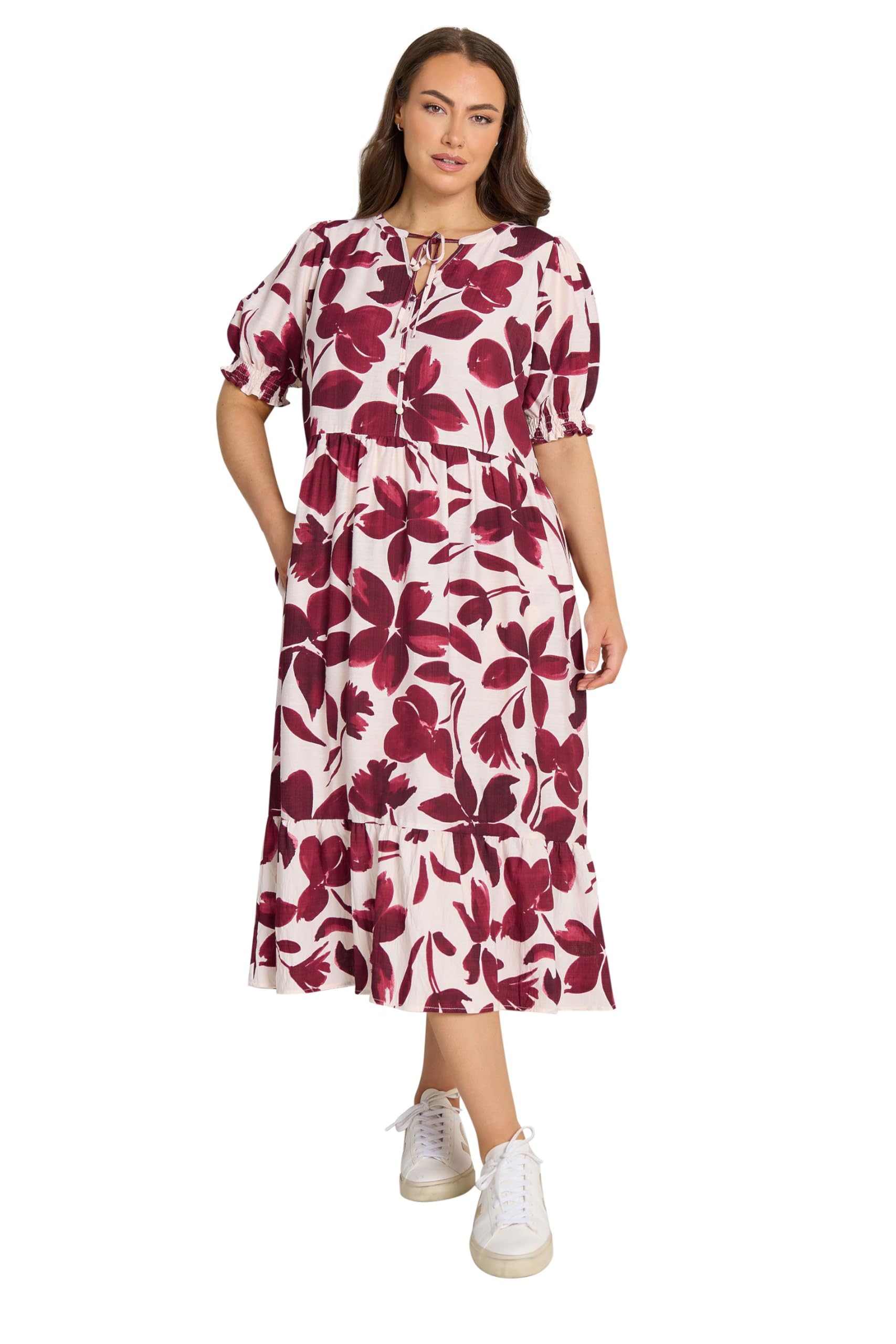 Evans - Women's Maxi Dress - Floral Print - Size 22-24
