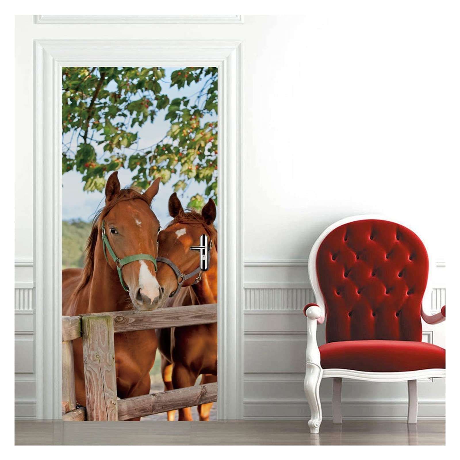 Affiche cerf décoration de la maison murale en PVC de haute qualité pour salon chic