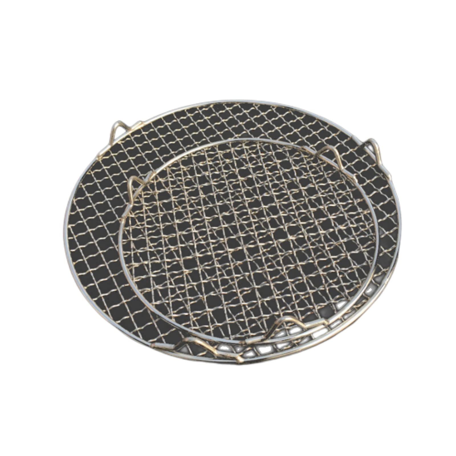 RRRIOT Affumicatore BBQ Grill Rotondo Quadrati da 15/30 Cm A Barbe