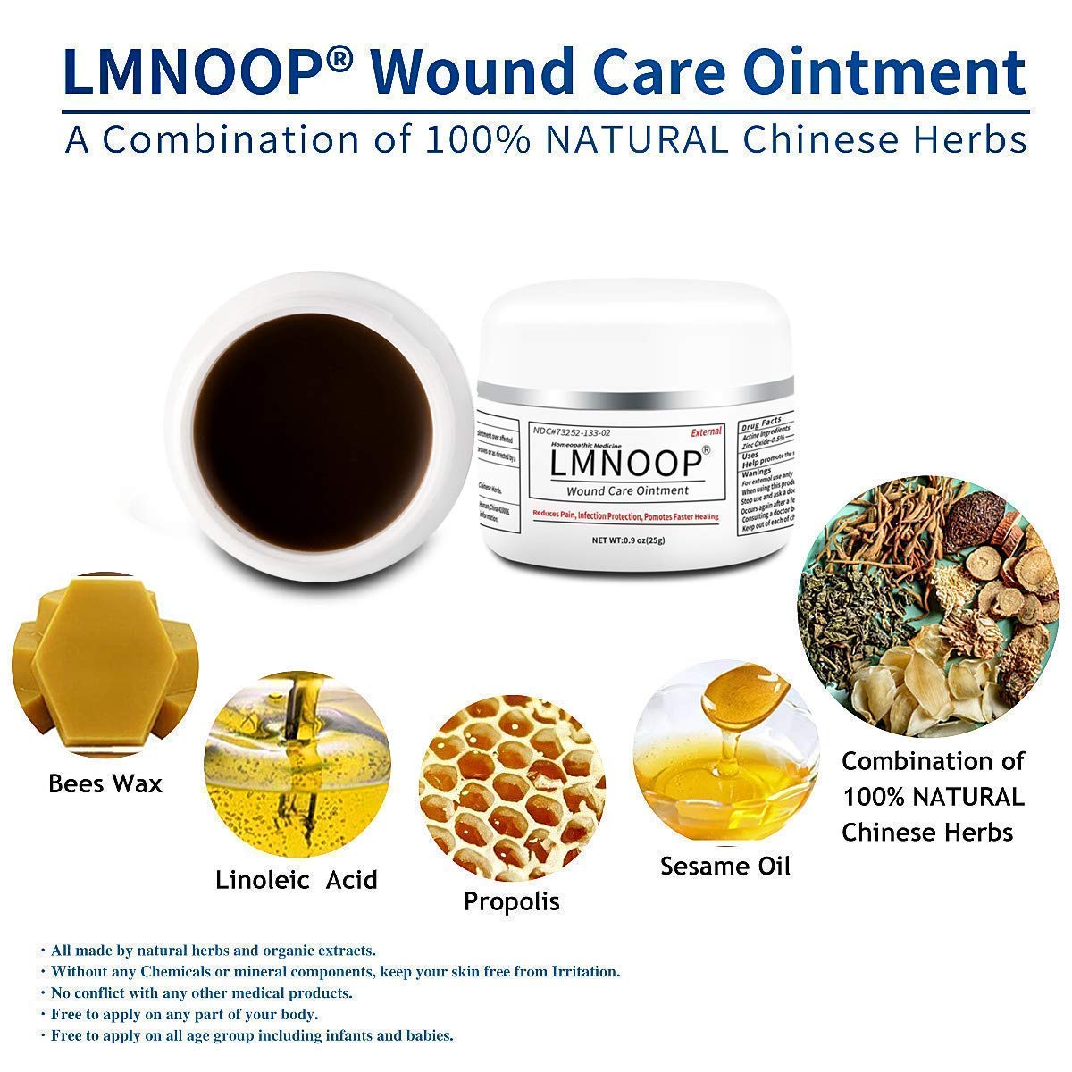 LMNOOP® Bed Sore Cream, Organic Bedsore Ointment, Bed Sores Treatment
