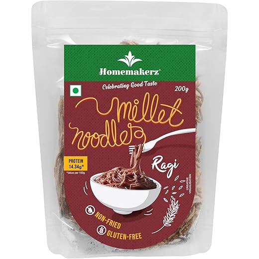Homemakerz Ragi Noodles Healthy 200g