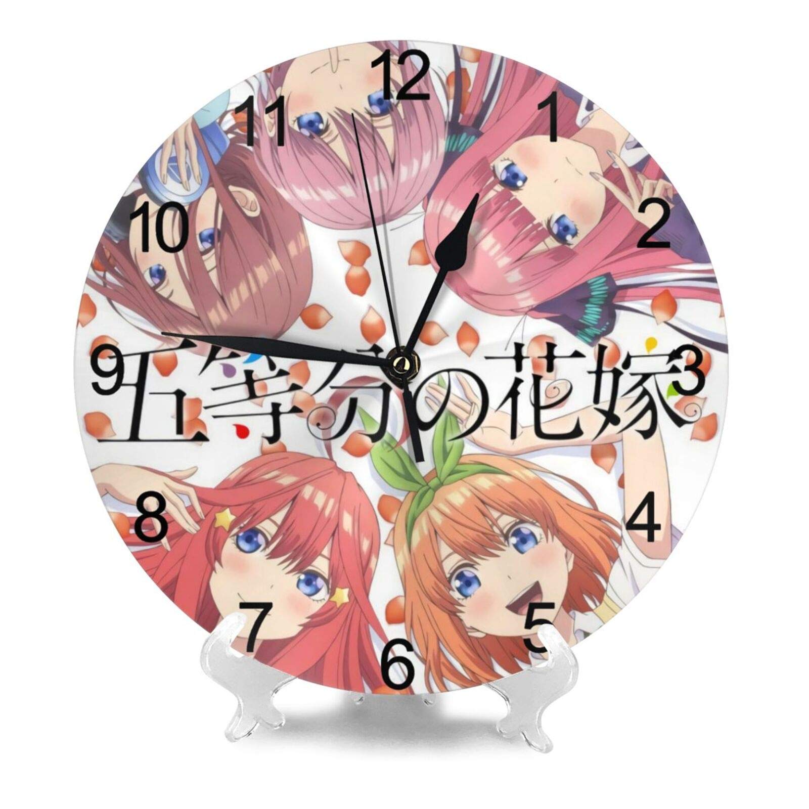 Amazon.co.jp: 五等分の花嫁 掛け時計 壁時計 壁掛け時計 かけ時計 