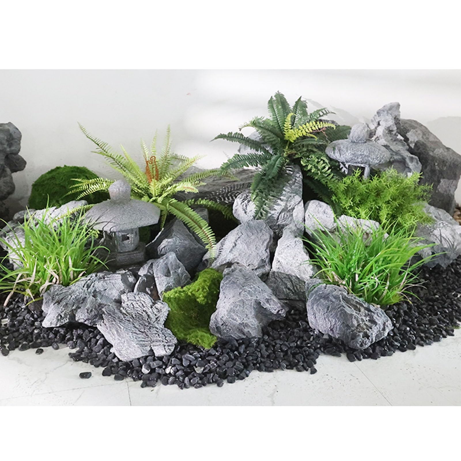 Aquascape Tapa Roca Falsa Exterior 25x15 Pulgadas - Cubre Equipos Estanque Y Cables - Fibra Resistente