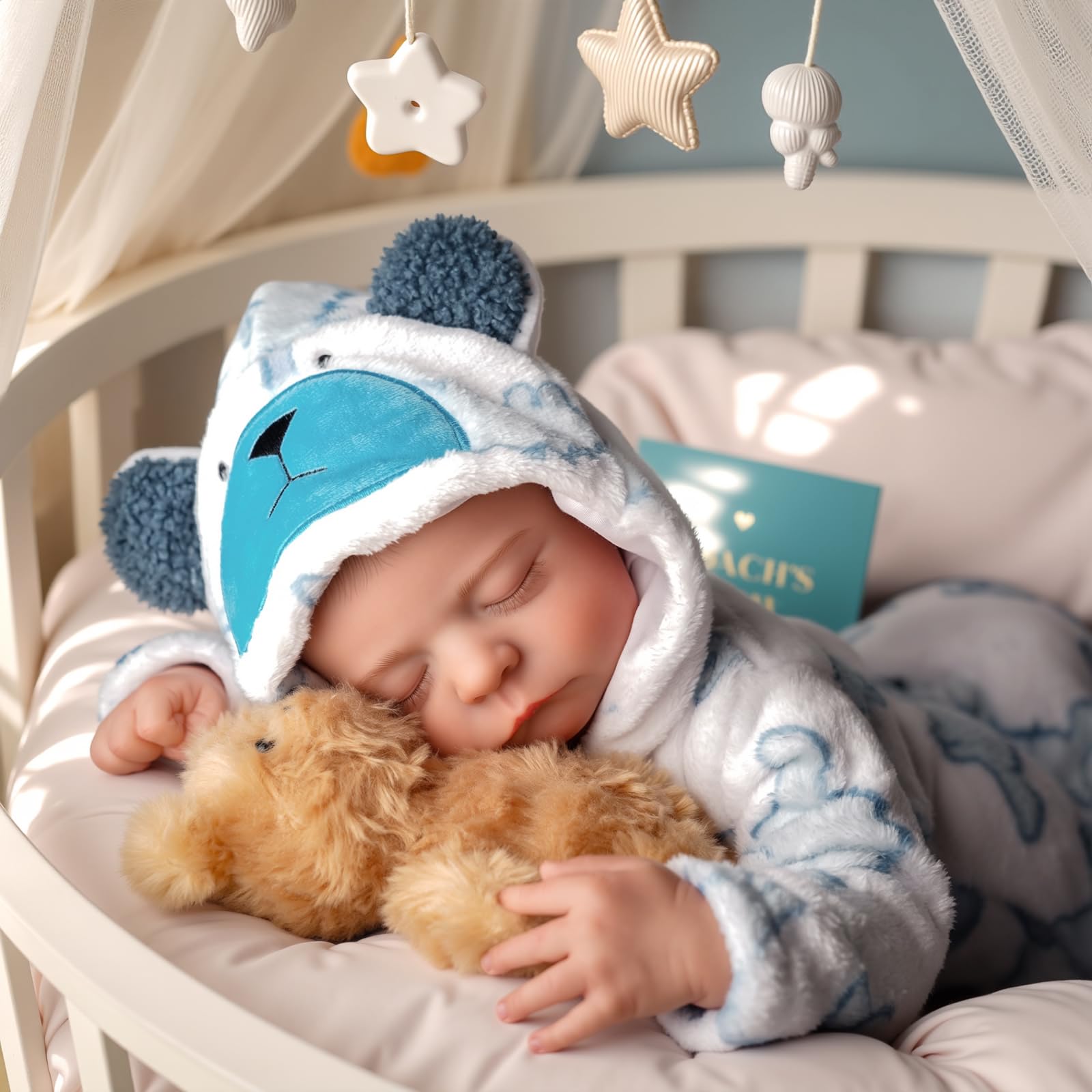 BABESIDE Śliczna lalka noworodka Reborn Baby Doll lalka 21 cali