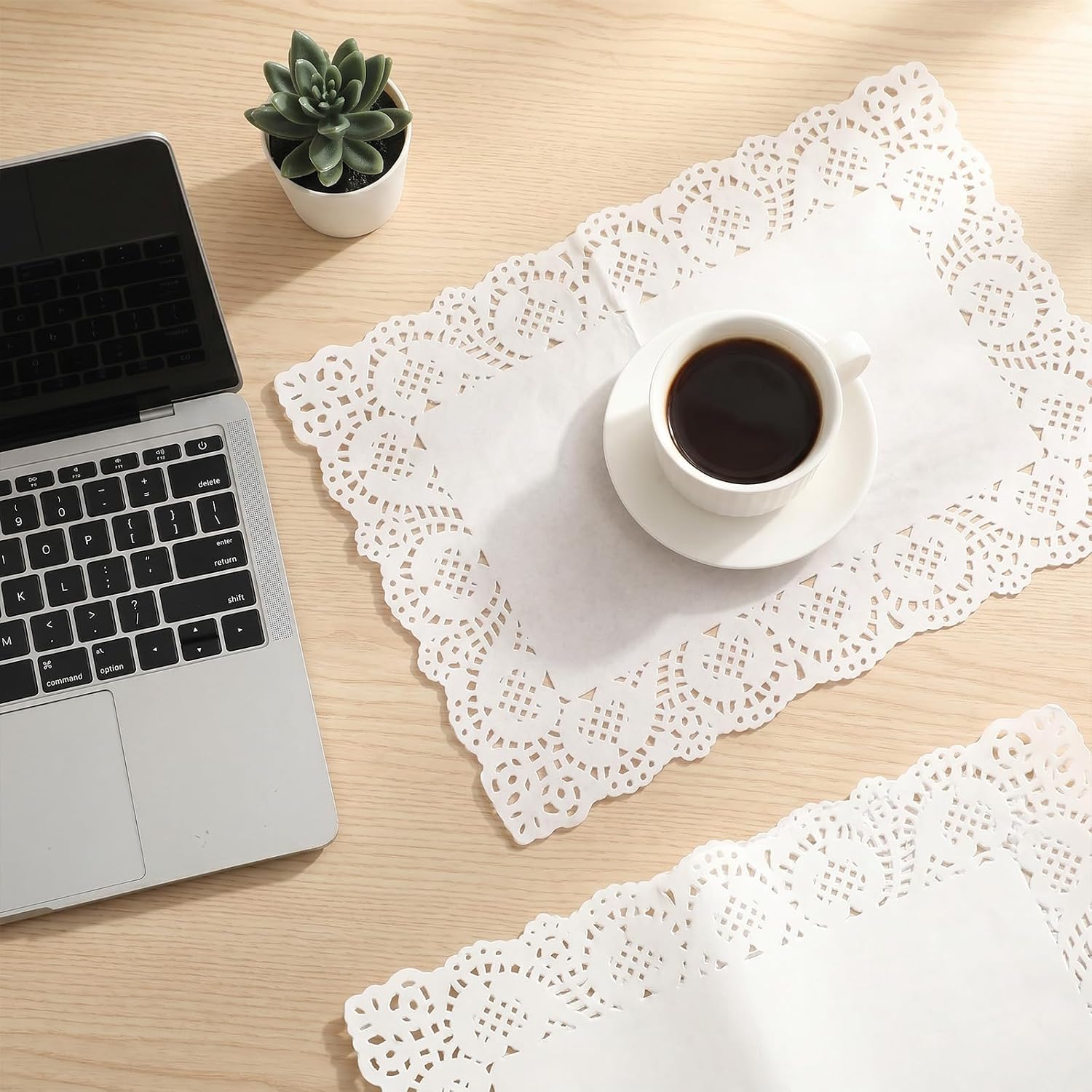 50 Pcs Paper Doilies, 13.8 X 9.8 Inch