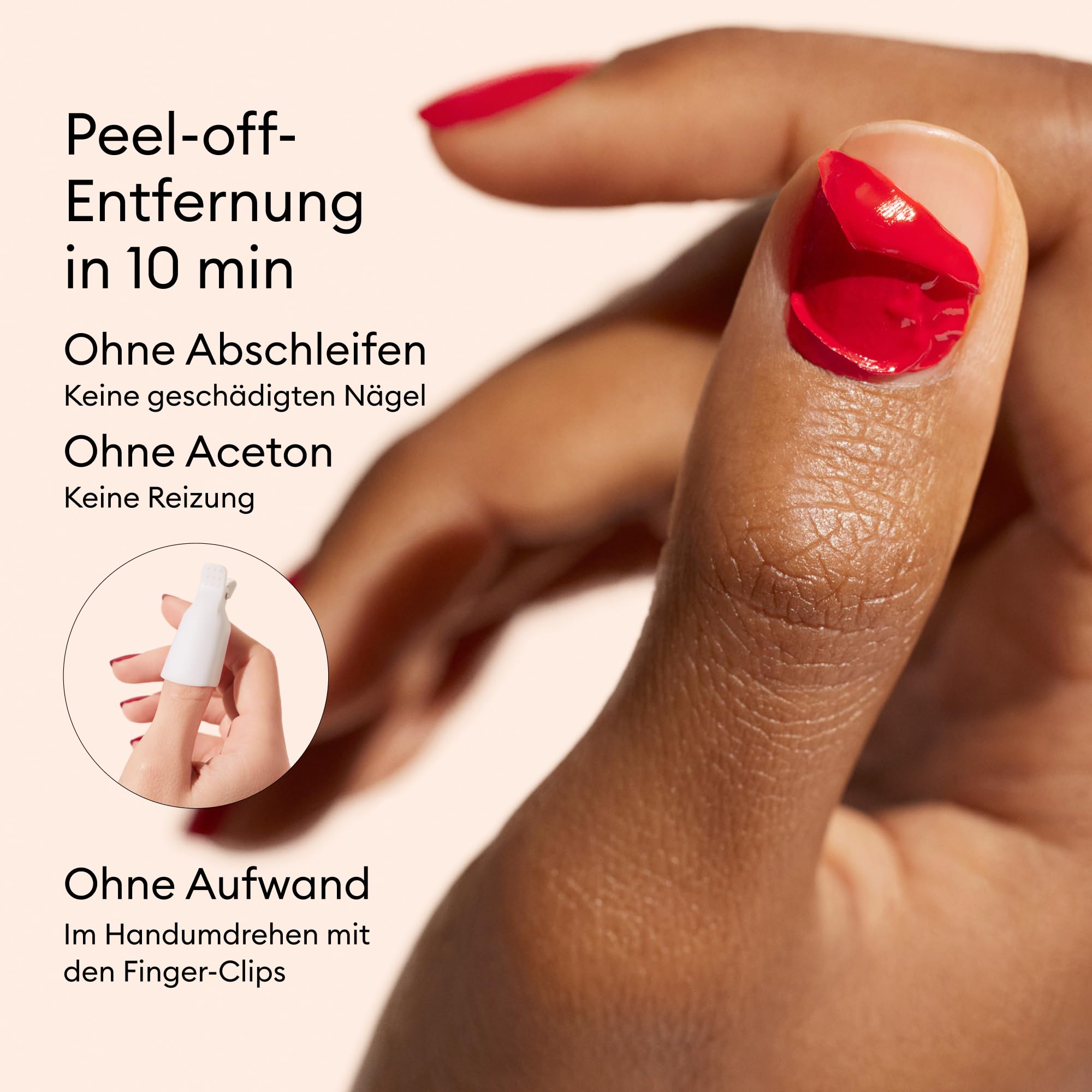 Manucurist Xtrem Flash Gel Nägel Set mit 2 UV Nagellack | Poppy Red & Hortencia - LED Lampe 36W, Base Coat, Top Coat Gel UV, Entferner & Clips - Bis zu 21 Tage Halt