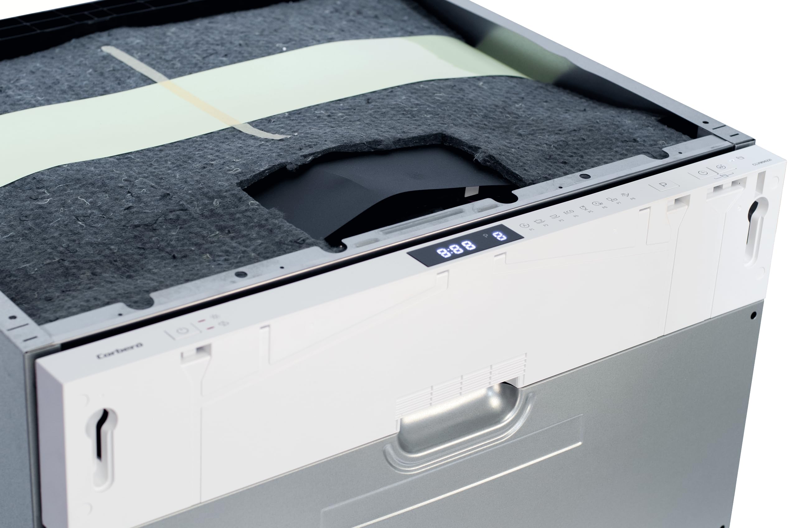 Corberó CLVM9622I Lavavajillas Integrables 14 Cubiertos, 8 Programas, 5 Temperaturas, Inverter, Inicio Diferido, Función Media Carga, 3ª Bandeja, Función Auto Lavado, Auto Door, 47 Db, E. Energética D