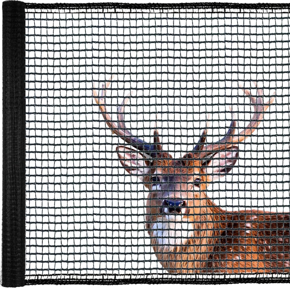 JUNKOGO Deer Fence Netting 7 x 100 ft