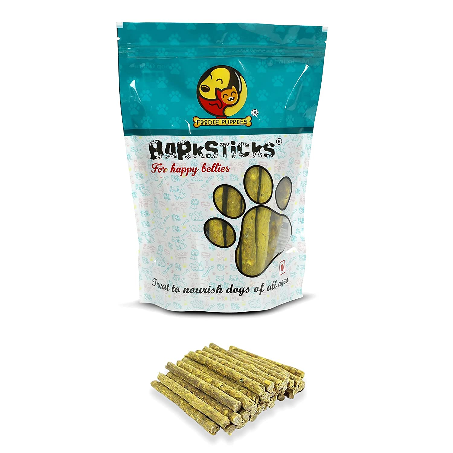 Foodie Puppies Munchy BarkSticks Chewing Chicken Sticks (2Kg) Treats for Dogs | Suitable for Puppy and Small to Medium Dogs | Best Healthy Dog and Freshen Breath