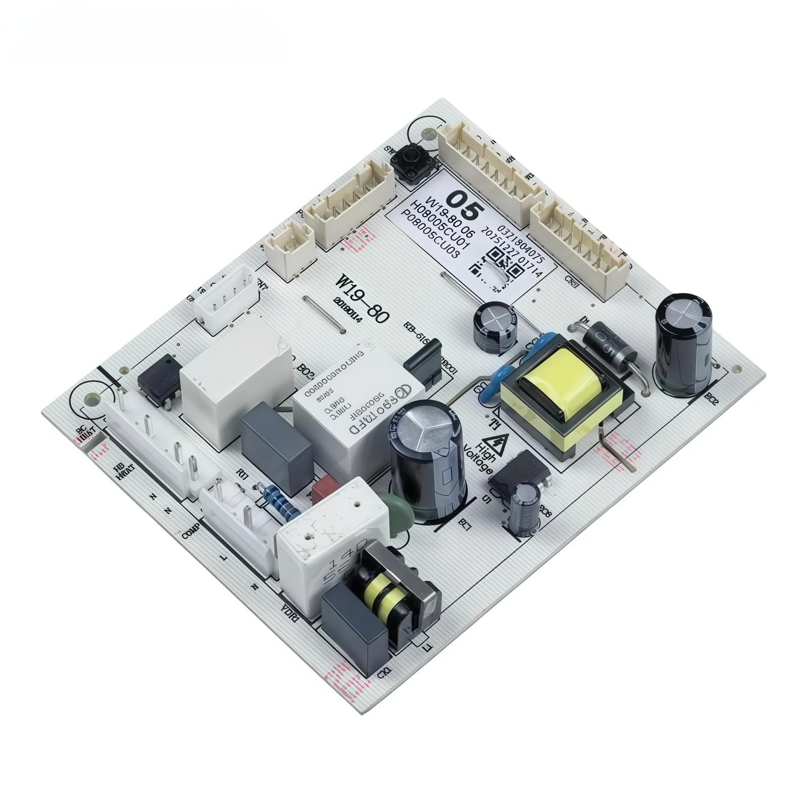 Placa Base de Frigorífico, Compatible con Homa W19-80 05,